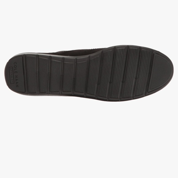 NIB Cole Haan Grand Tour Suede Wintip Oxford In Black Suede Women’s Size 9.5 - Picture 5 of 9